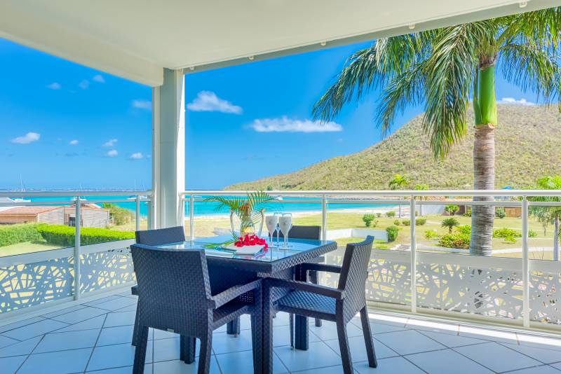 Hotel by the sea in the Caribbean