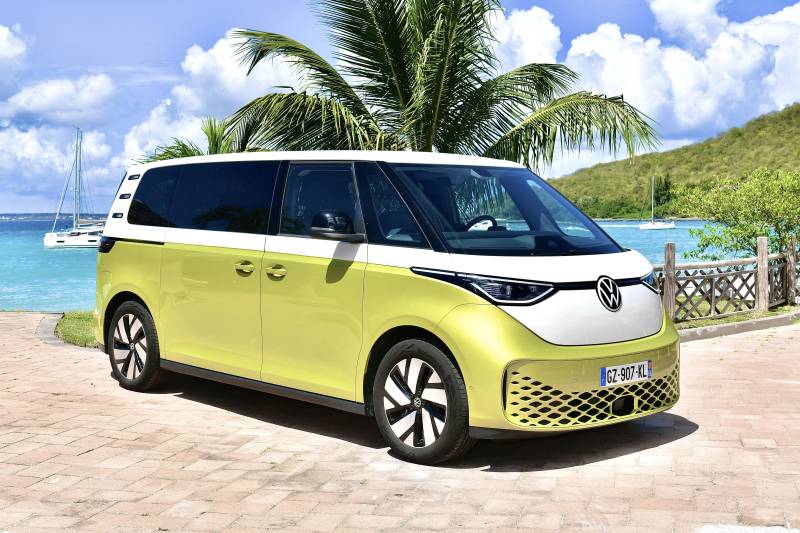 Rent a Volkswagen ID. Buzz in Saint Martin – Electric Van from L’Anse Marcel Beach Resort