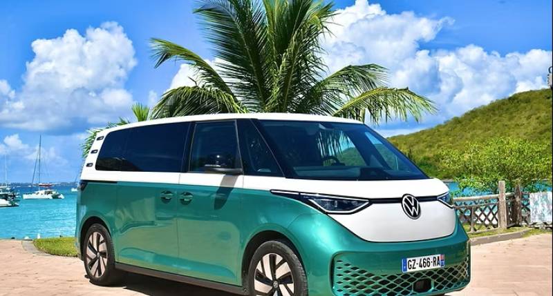 Explore Saint Martin with the All-Electric VW ID. Buzz – Book at L’Anse Marcel Beach Resort