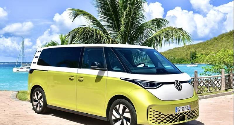 Rent a Volkswagen ID. Buzz in Saint Martin – Electric Van from L’Anse Marcel Beach Resort