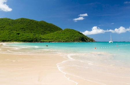 Fine white soft sand. Turquoise sea. Lots of sunshine
